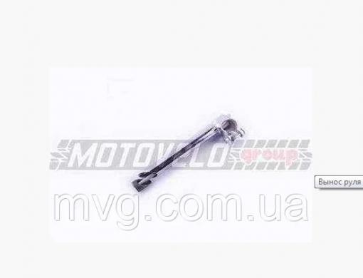 Вынос руля велосипеда (под рулевую резьбовую) (L-400mm, D-22mm) (хром)