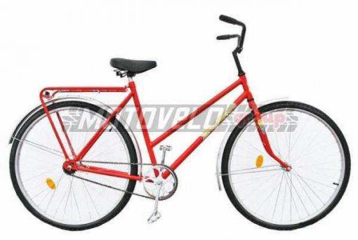 Велосипед "Украина" -28- женская рама бордовый