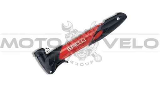 Насос для велосипеда SPELLI SMP-177 красный