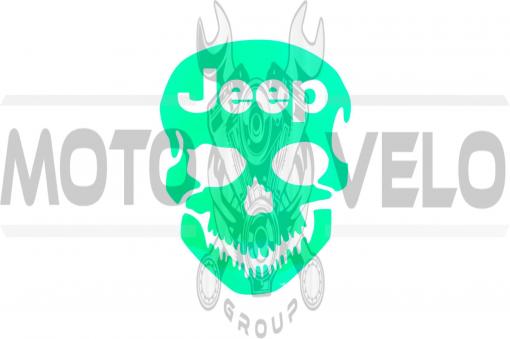 Наклейка логотип JEEP (16x13см) (#HQ092)