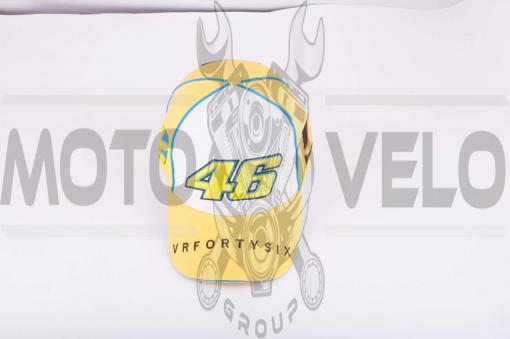 Бейсболка 46 VALENTINO ROSSI (желто-белая)