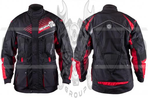 Мотокуртка SCOYCO (текстиль) (size:L, черная, mod:JK35)