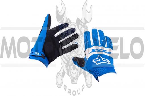 Перчатки FOX DIRTPAW (mod:025, size:M, сине-белые)