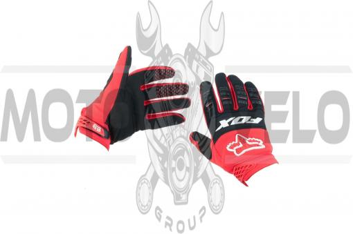 Перчатки FOX DIRTPAW (mod:029, size:M, красно-черные)