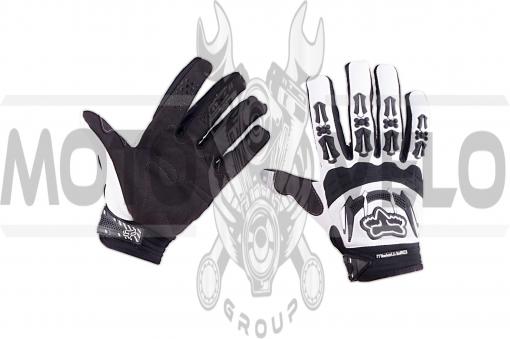 Перчатки FOX DIRTPAW (mod:027, size:M, белые)