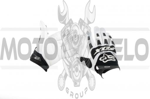 Перчатки FOX DIRTPAW (mod:028, size:L, бело-черные)