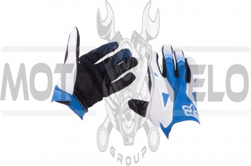 Перчатки DIRTPAW (mod:034, size:M, черно-синие) FOX