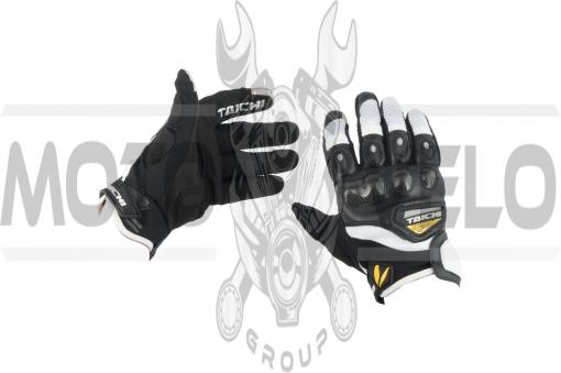 Перчатки TAICHI (size:M, черно-белые)