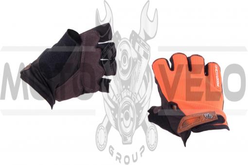 Перчатки без пальцев (size:M, оранжевые) FOX