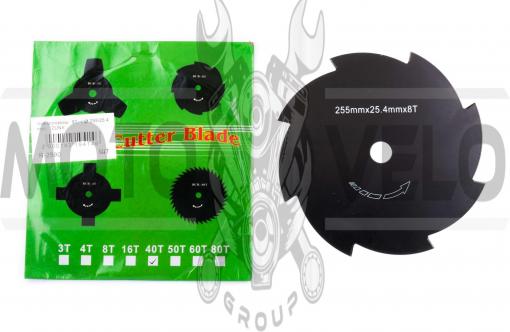 Нож мотокосы 8T (Ø255/25.4 mm) ZUNA