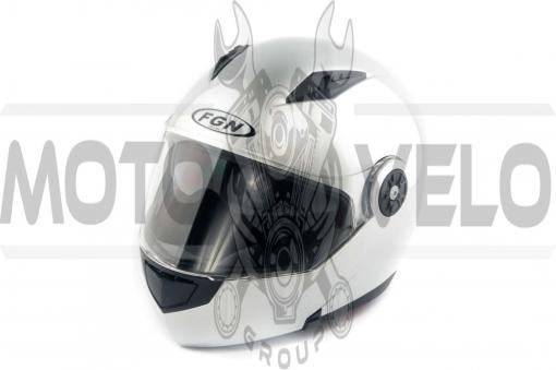 Шлем трансформер (mod:FX-115) (size:XL, серый) FGN