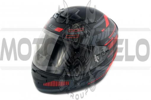 Шлем-интеграл (mod:FF352) (size:XL, черно-серый, ROOKIE) LS-2