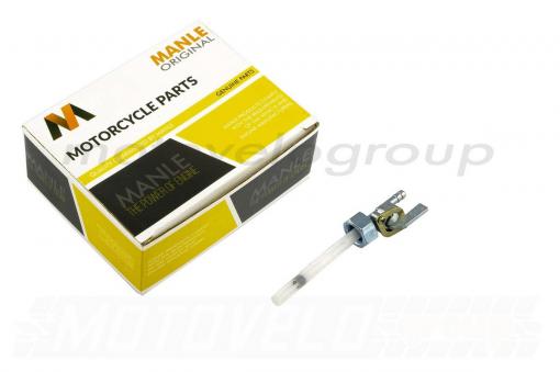 Кран топливный Alpha (гайка Ø14mm, штуцер 180*) MANLE