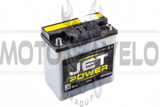 АКБ мото 12V 9А (заливной) JET POWER (конус) (#VOV)