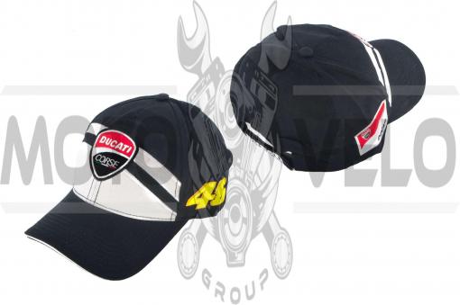Бейсболка DUCATI (черно-белая)