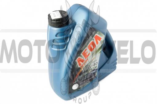 Масло автомобильное, 4л (полусинтетика, SAE 10W-40, API SJ/CG-4, ЛИДЕР) ЛЕОЛ
