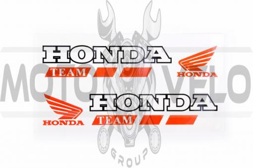 Наклейка логотип (mod:Honda 14x3см, 2шт) (#6001)