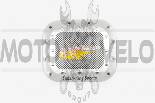 Наклейка на крышку бака SEDAN-KING SPORTS (13х13см, желтая) (#1625)