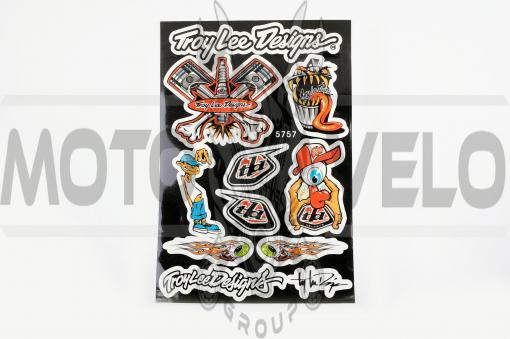 Наклейки (набор) декор TROY LEE DESIGNS (22х32см) (#5757)