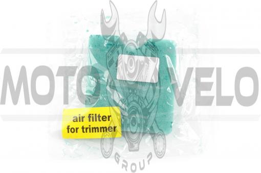 Элемент воздушного фильтра мотокосы квадратный (поролон с пропиткой) (зеленый) AS
