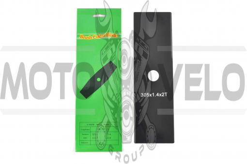 Нож мотокосы 2T (L-305, h-1.4, Ø25.4 mm)