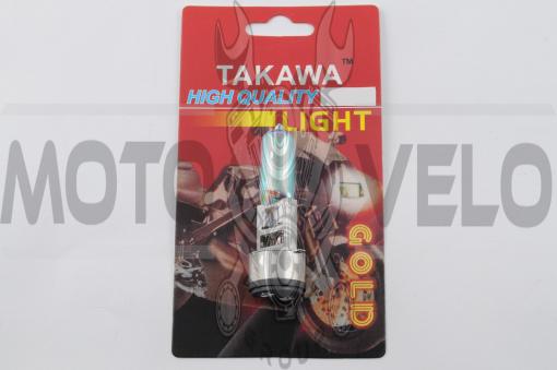 Лампа BA20D (2 уса) 12V 35W/35W (хамелеон радужный) (блистер) TAKAWA (mod:A)