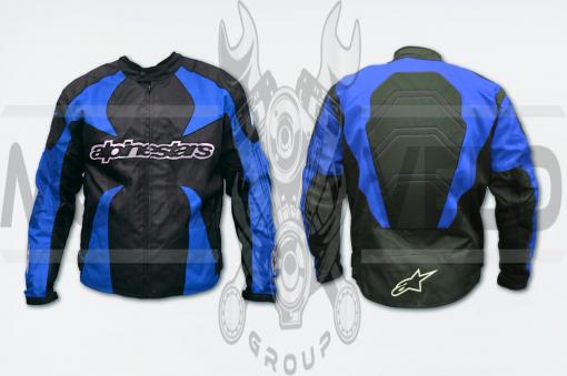 Мотокуртка ALPINESTARS (текстиль) (size:L, синяя)