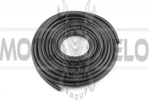 Шланг топливный Ø4mm, 20 метров (резиновый, черный) HTY (mod:A)