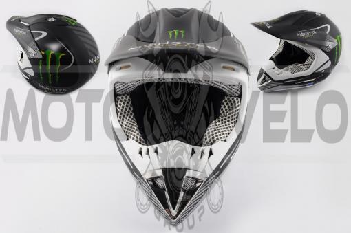 Шлем кроссовый (size:XL, матовый) MONSTER ENERGY