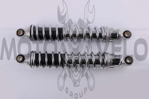 Амортизаторы (пара) ИЖ 320mm, регулируемые, без рычага (хром) JING (mod.A)