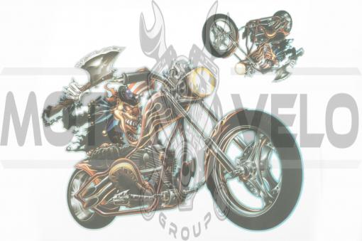 Наклейки (набор) BIKER (23х19см) (#7367)