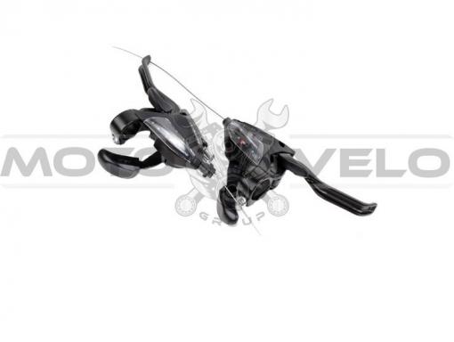 Моноблок (L-3, R-8 скоростей, пара+тросик) "SHIMANO"ST-EF510, черный