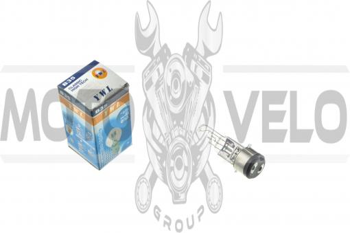 Лампа BA20D (2 уса)   12V 18W/18W   (белая)   YWL, шт