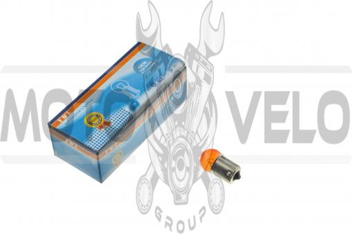 Лампа G18 (поворот, габарит)   12V 5W   (двухконтактная, красная)   YWL, шт