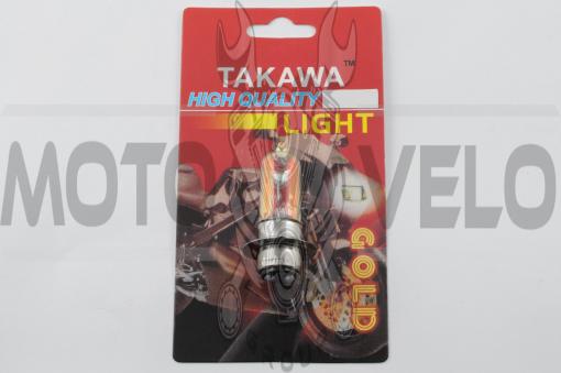 Лампа P15D-25-1 (1 ус)   12V 50W/50W   (хамелеон радужный)   (блистер)   TAKAWA   (mod:A), шт