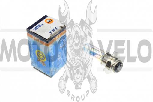Лампа P15D-25-3 (3 уса)   12V 50W/50W   (хамелеон розовый)   YWL, шт