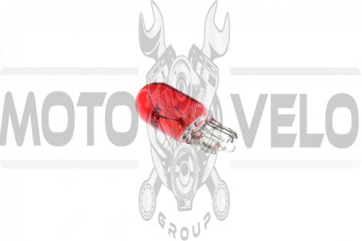 Лампа Т10 (безцокольная)   12V 3W   (габарит, приборы)   (красная)   YWL, шт
