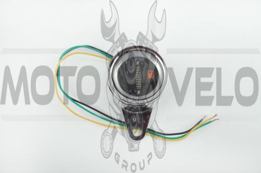 Индикатор уровня топлива выносной универсальный (цифровой, хром) (mod:MY-169) MOTOR