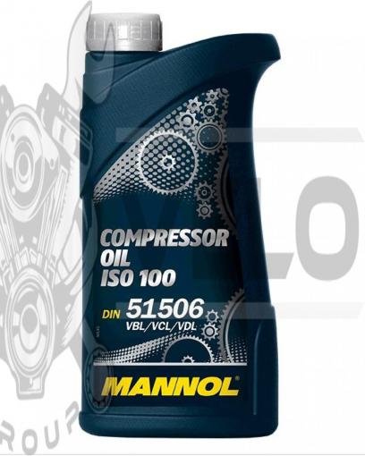 Масло   1л   (компрессионное, Compressor Oil ISO 100)   MANNOL, шт