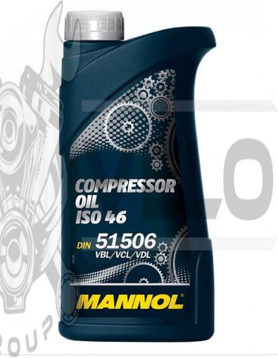Масло   1л   (компрессионное, Compressor Oil ISO 46)   MANNOL, шт