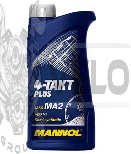 Масло   4T, 1л   (SAE 10W-40, полусинтетика, 4-Takt Plus API SL)   MANNOL, шт