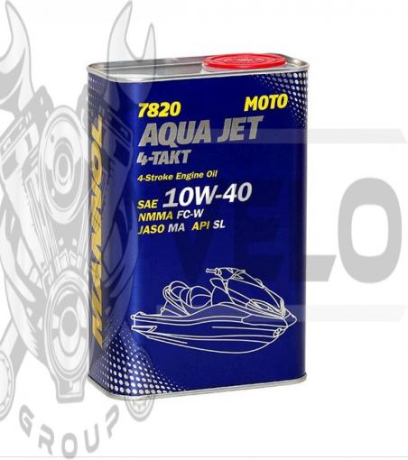 Масло   4T, 1л   ж/б   (SAE 10W-40, 7820 Aqua Jet 4-Takt API SL)   MANNOL, шт