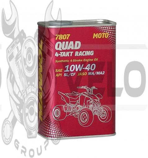Масло   4T, 1л   ж/б   (SAE 10W-40, синтетика, 7807 Quad 4-Takt Racing API SL/CF)   MANNOL, шт