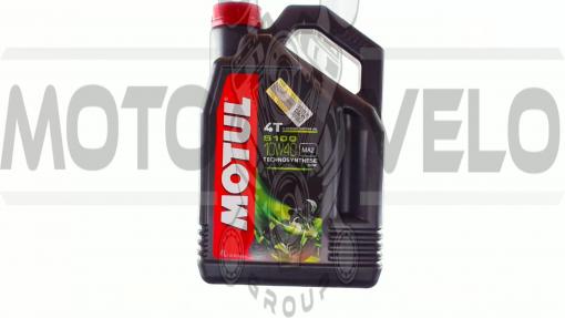 Масло   4T, 4л   (полусинтетика, 10W-40, 5100, API SL/SJ/SH/SG)   MOTUL   (#104068), шт