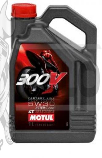 Масло   4T, 4л   (синтетика, 5W-30, 300V Line road racing, Above standards)   MOTUL   (#104111), шт