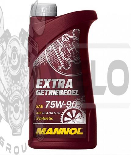 Масло   трансмиссионное, 1л   (синтетика, 75W-90, Extra Getriebeoel API GL 4/GL)   MANNOL, шт