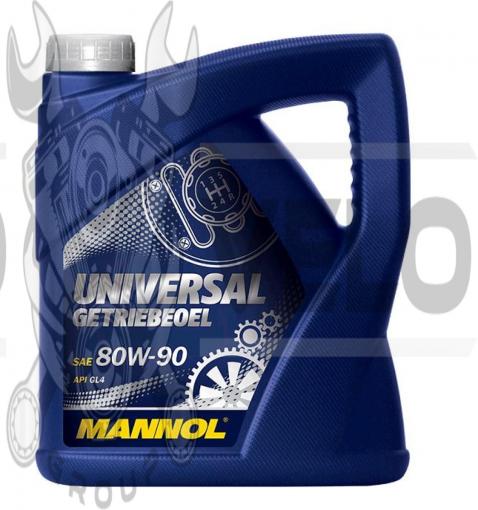Масло   трансмиссионное, 4л   (80W-90, Universal Getriebeoel API GL 4)   MANNOL, шт