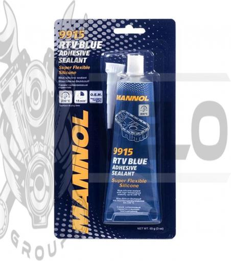 Герметик   85г   (синий) (высокотемпературный)   (9915 RTV Adhesive Sealant Blue)   MANNOL, шт