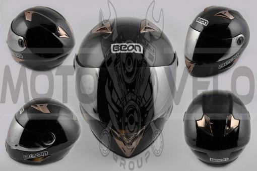 Шлем-интеграл   (mod:B-500) (size:L, черный)   BEON, шт