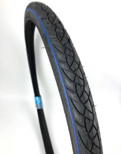 Покрышка велосипедная без камеры 28x1.75 (47x622) "Deli Tire" SA-256 (с синей полоской)
